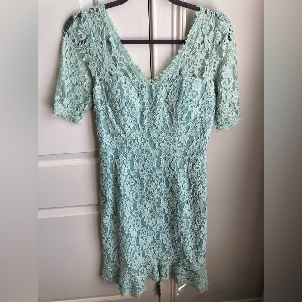 BHLDN | McGinn Mint Green Lace Dress